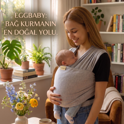 Eggbaby Ergonomik Bebek Sling Bebek Taşıma Şalı Wrap Sling