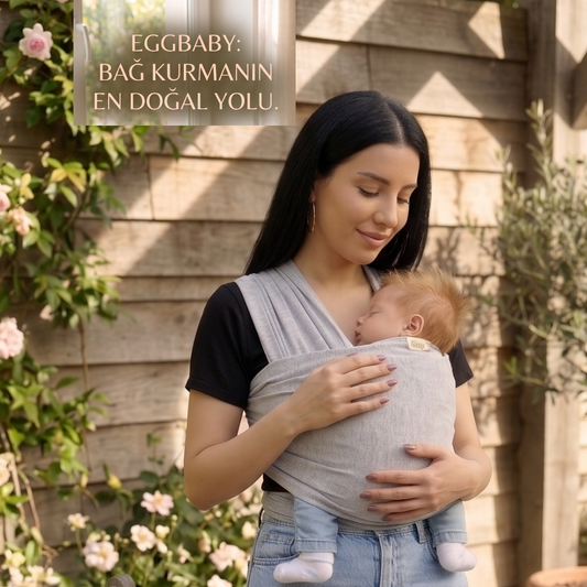 Eggbaby Ergonomik Bebek Sling Bebek Taşıma Şalı Wrap Sling