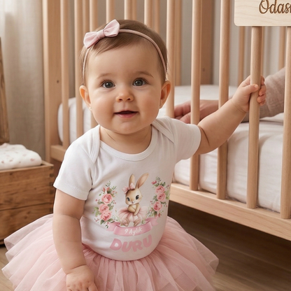 İsme Özel 12'li Aylık Bebek Hatıra Seti - Fotoğraf Çekim Zıbınları- Model1