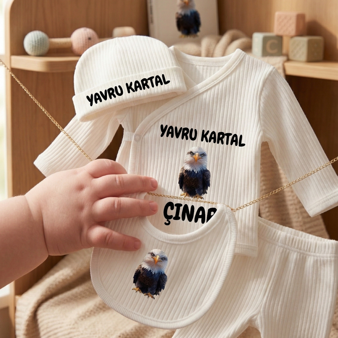Kişiye Özel İsimli 'Yavru Kartal' Taraftar Temalı 5'li Hastane Çıkışı