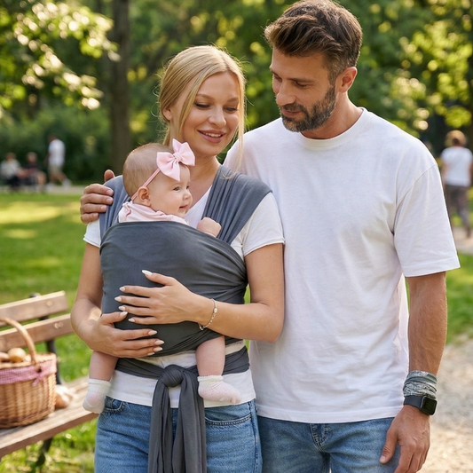 Kycbaby Bebek Sling Ergonomik Bebek Taşıma Şalı