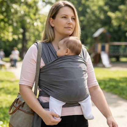 Kycbaby Bebek Sling Ergonomik Bebek Taşıma Şalı