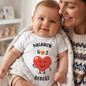 Hala Yazılı Eğlenceli Bebek Body Zıbın %100 Pamuk